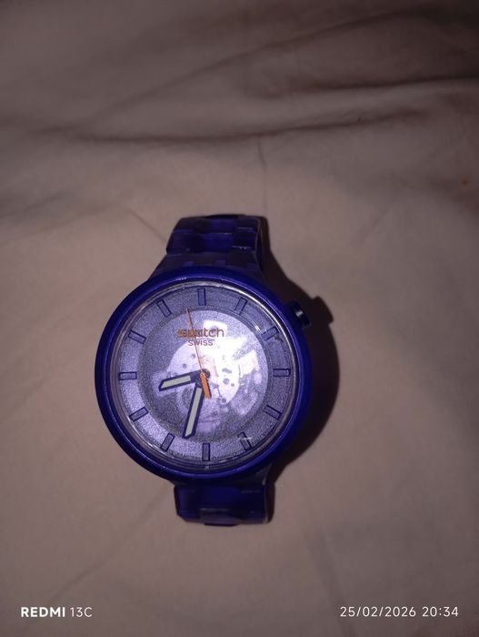 Relógio senhora Swatch roxo
