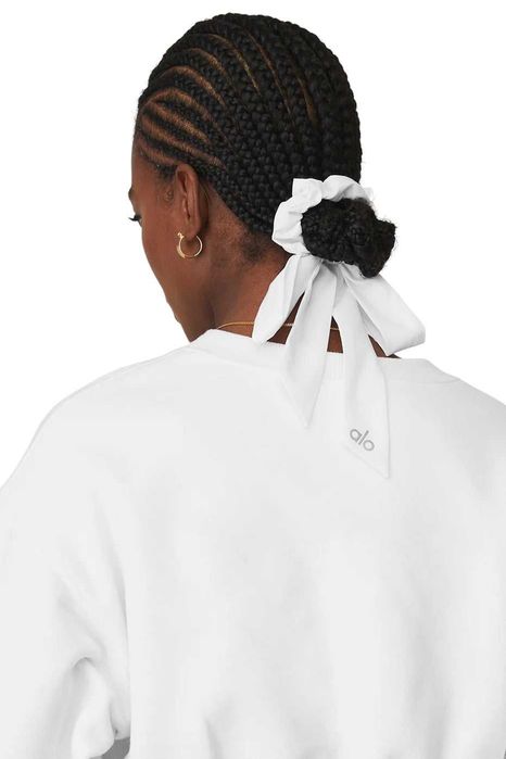 Резинка для волосся Alo Yoga Love Knots Tie Scrunchie White