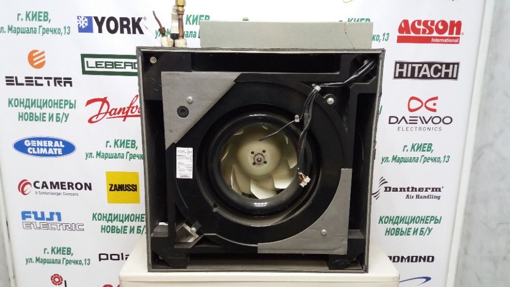 Кондиционер кассетный General 12 on/off б/у до 35 м2 монтаж сервис