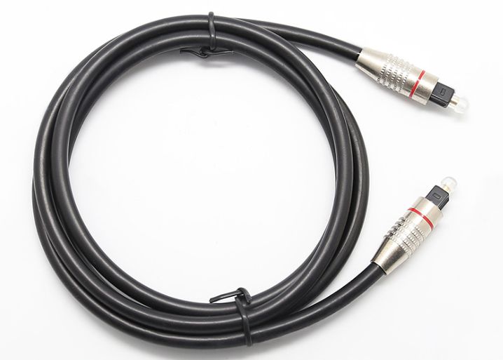 Кабель оптический 6 мм. ТОЛСТЫЙ +никель 1/1.5/2/3/5/8/10 м TOSLINK