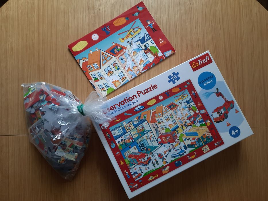 Puzzle obserwacyjne  Straż pożarna Trefl