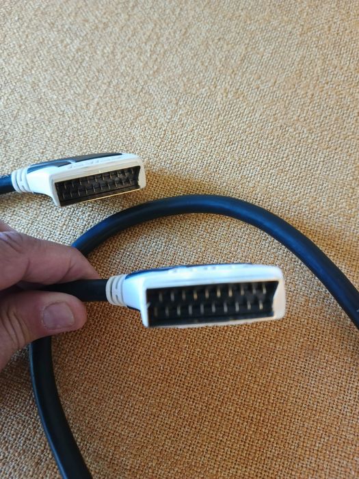 Кабель SCART-SCART Gold Connections