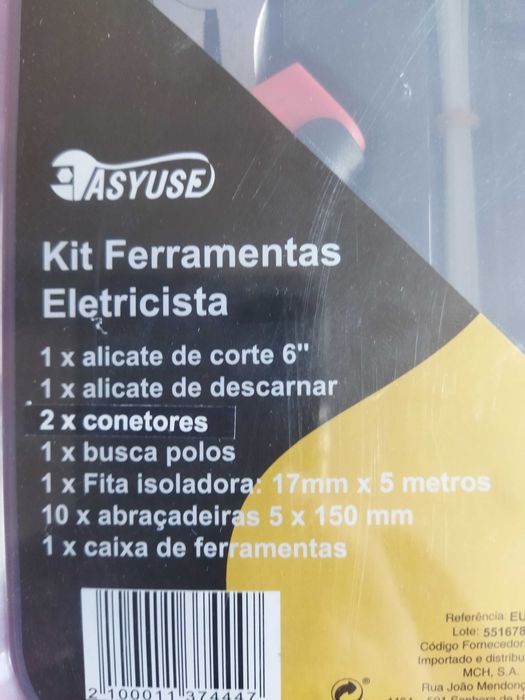 Kits de ferramenta de eletricista