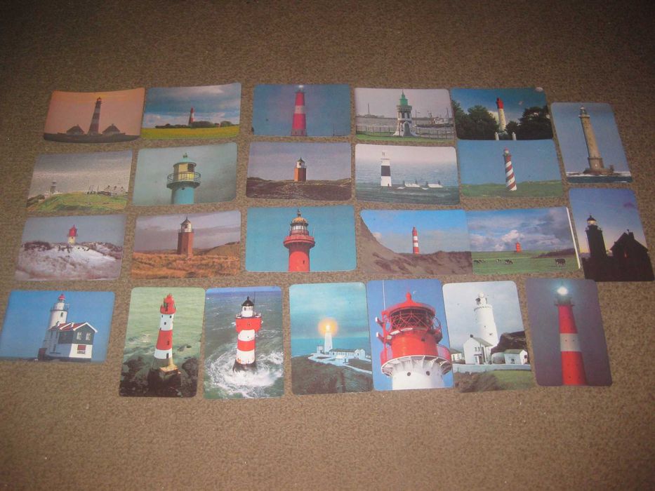 24 Calendários de "Faróis" Colecção Completa! Rara!