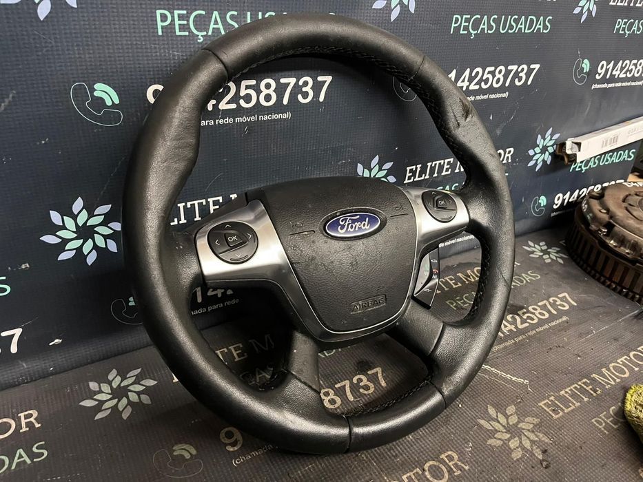 Volante usado pele com airbag FORD C-MAX II