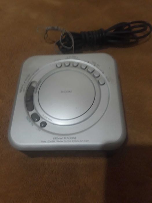 Radio despertador da sony