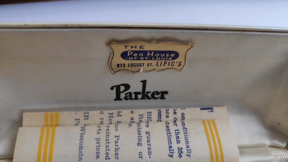 Pióro wieczne Parker Vacumatic zestaw pudełko