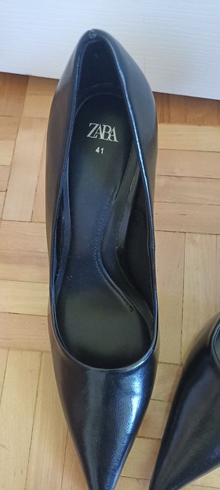 Czarne szpilki Zara 41