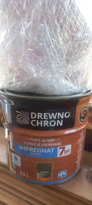 Nowy impregnat zielony drewnochron 2,5 l