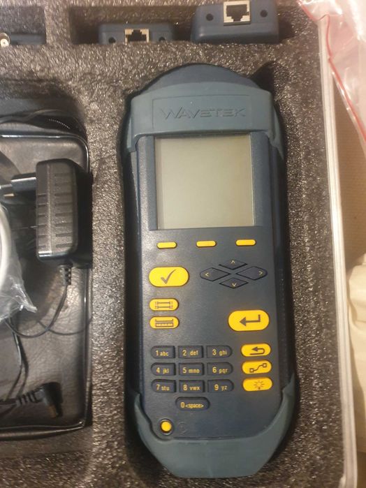 Miernik sieciowy, tester LAN, Ethernet, Cat 5e, Wavetek, Lantek, Fluke