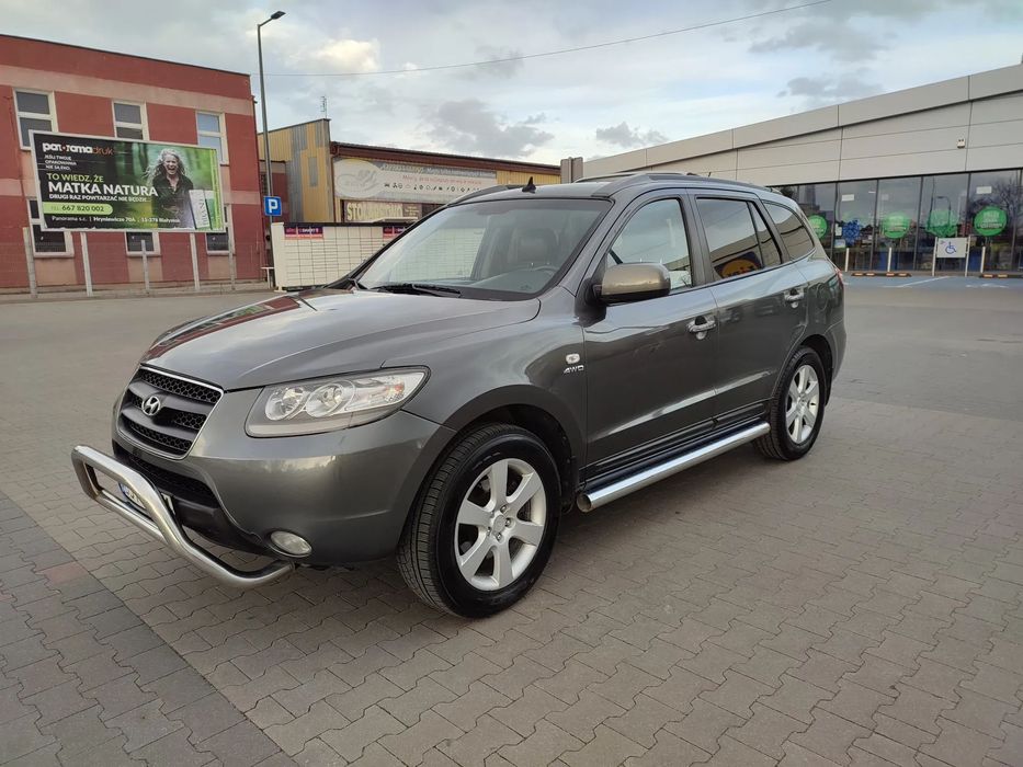 Hyundai Santa Fe Bardzo zadbany full opcja najbogatsza wersja 4x4 nowy rozrząd