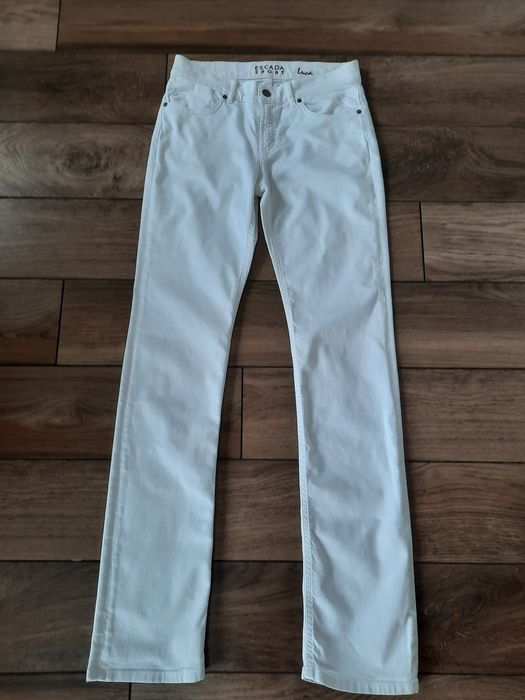 Escada sport jeansy kryształki swarovski 100% oryginalne! roz S/M