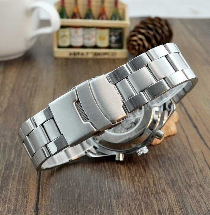 Чоловічий механічний годинник мужские наручные брендовые часы механика