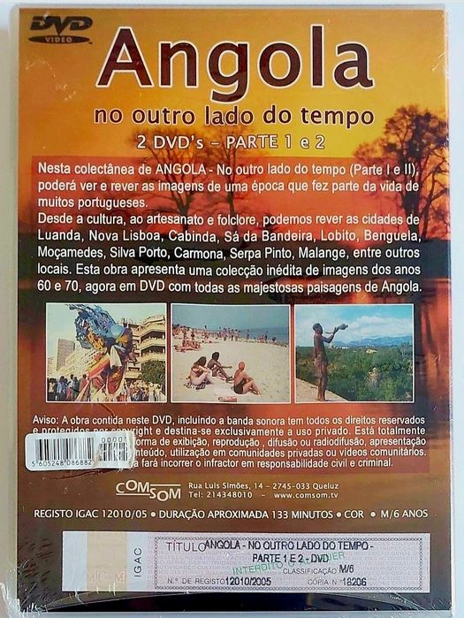 DVD Duplo - ANGOLA / Ultramar