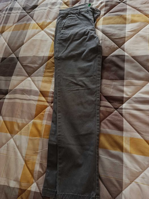 Calças cinza Benetton