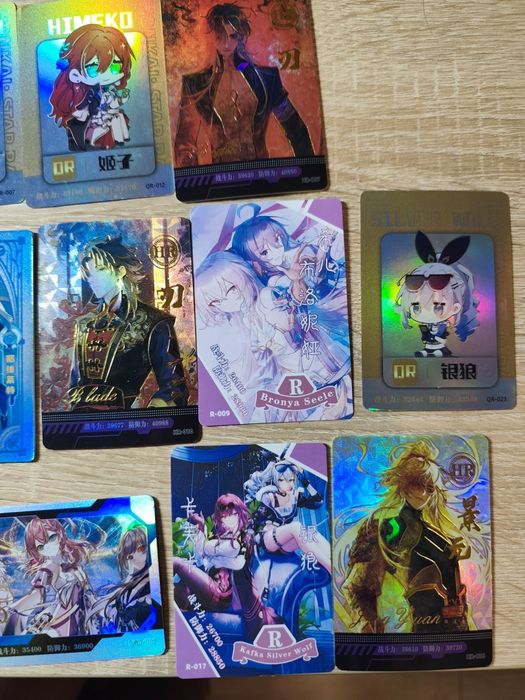 Карточки honkai star rail, офіційний мерч