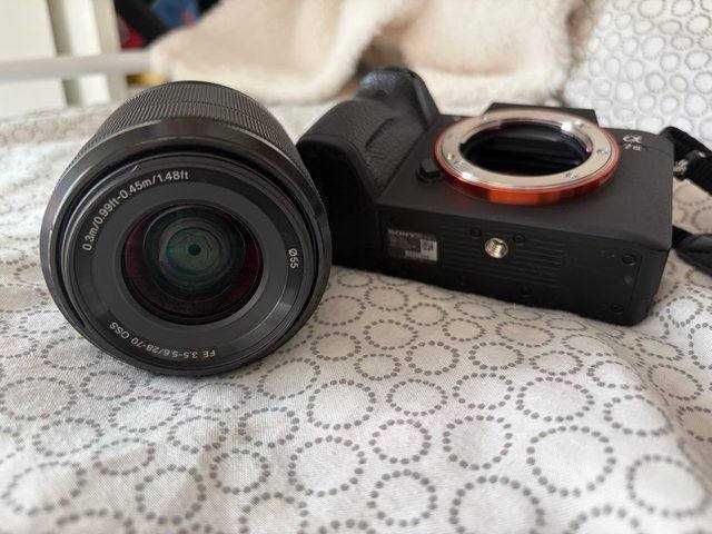 Sony a7 III w zestawie z obiektywem