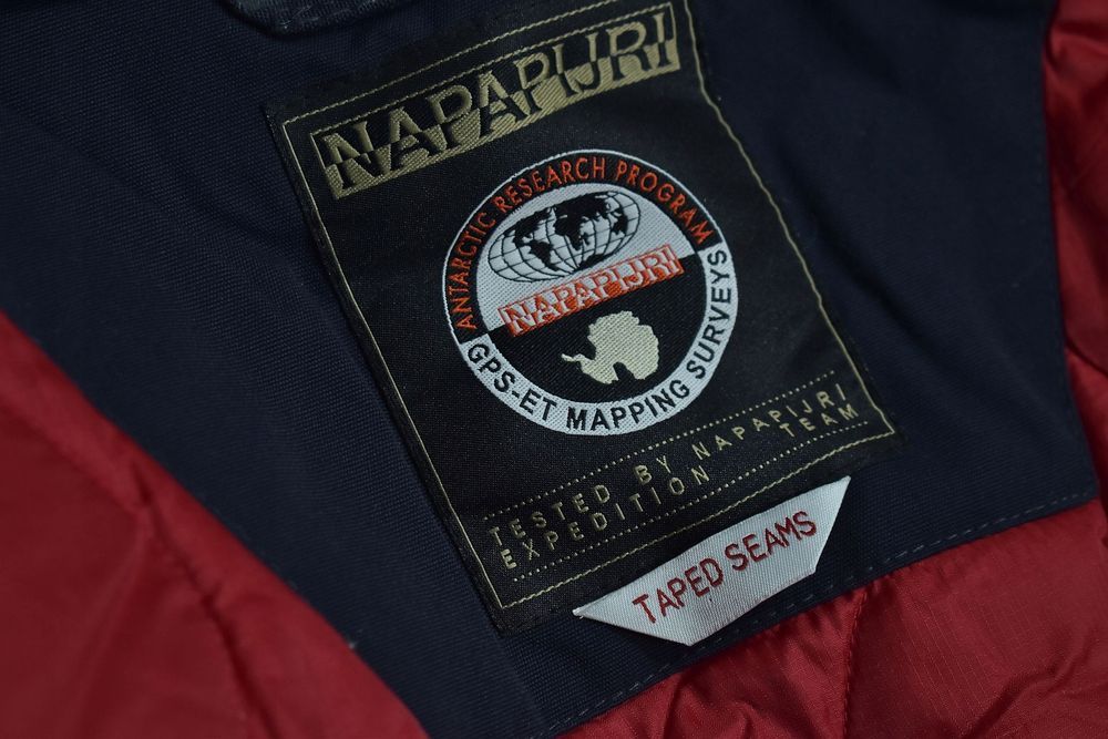 Napapijri Zimowa Kurtka Męska Parka Z Kapturem Obszytym Futrem Skidoo M
