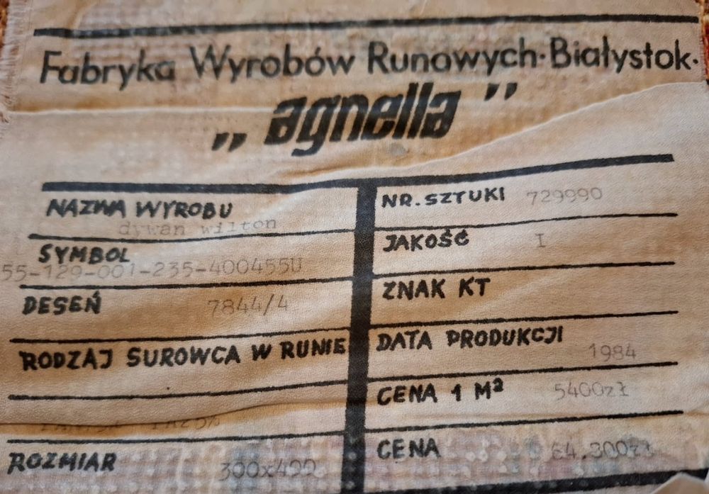 Dywan perski 3m na 3.90m