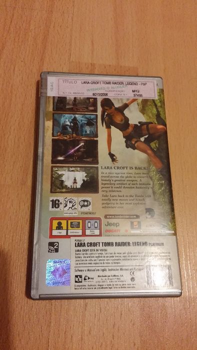 Jogo Psp Tomb Raider Legend