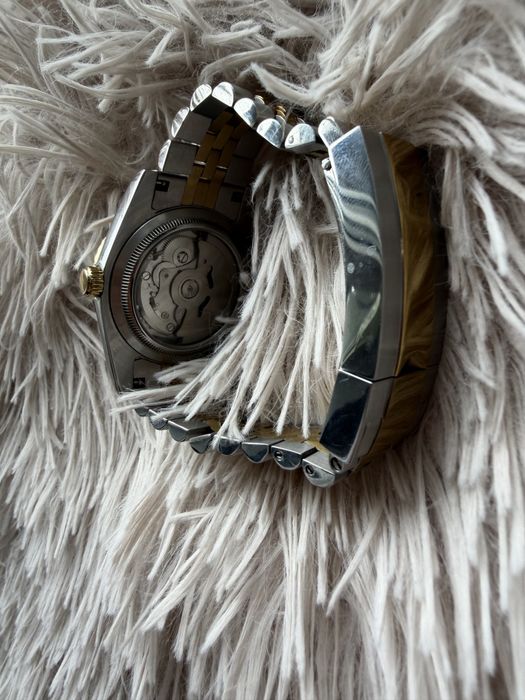 Seiko Automat 36 mm 2 Tone Czarna Tarcza Jubilee