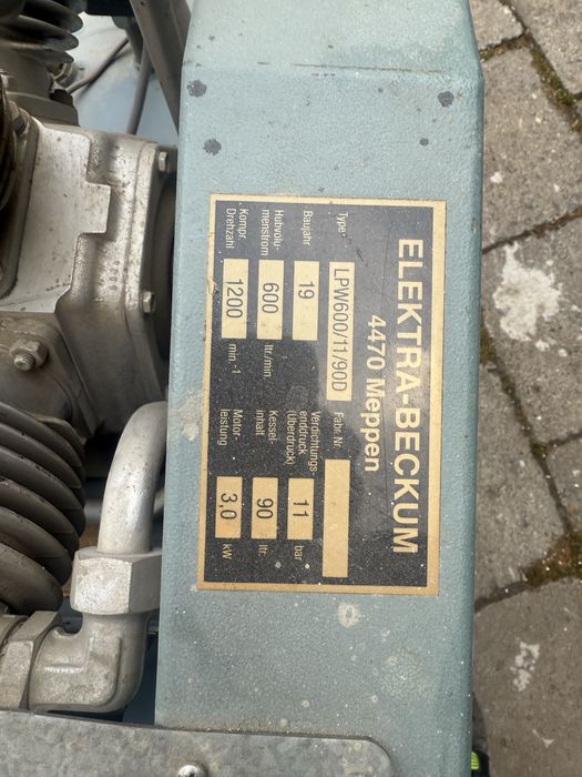 Kompresor Elektra Beckum 600 l /min