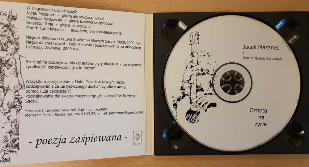 Jacek Mazanec i Kapela za pięć dwunasta - Ochota na życie