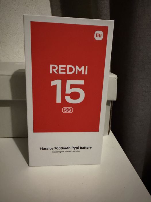 Telemovel Xiaomi Redmi  15 5G  (6.9” - 8G - 256GB - Preto - Meia Noite)