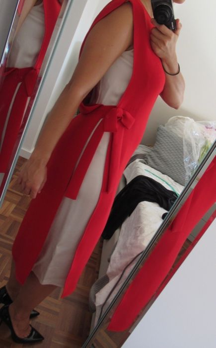 Vestidos NATAL, vermelho, Purificación Garcia, cerimónia