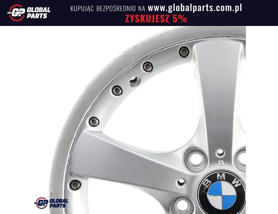 BMW E81 E87 Felga Srebrna Przód 18" 7.5J ET:47 Styling 179