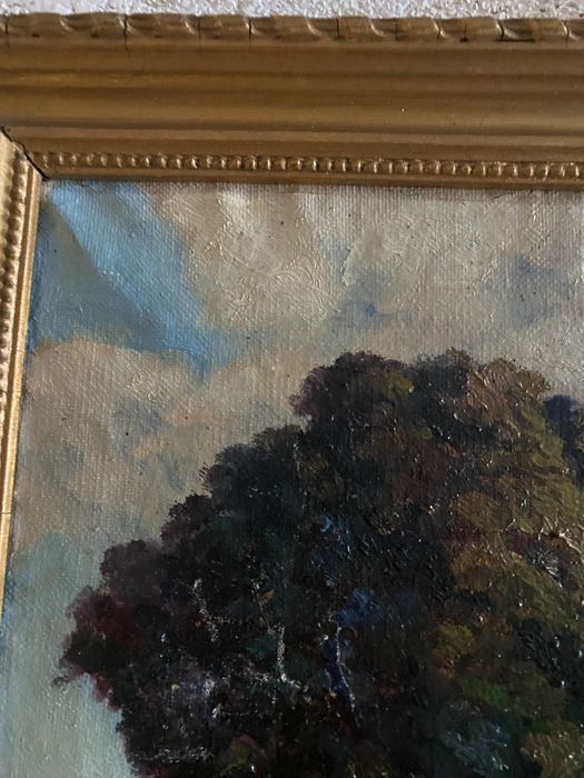 Quadro Óleo sobre tela “Natureza”