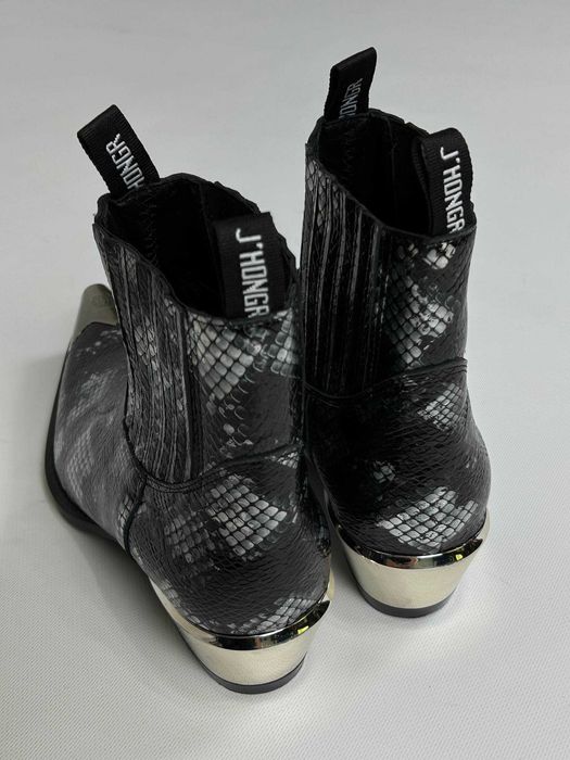 Черевики indie sleeze казаки hedi boy archive boots black архив чорні