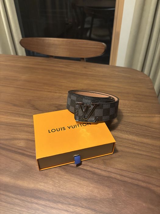 Lv Czarny Pasek Monogram