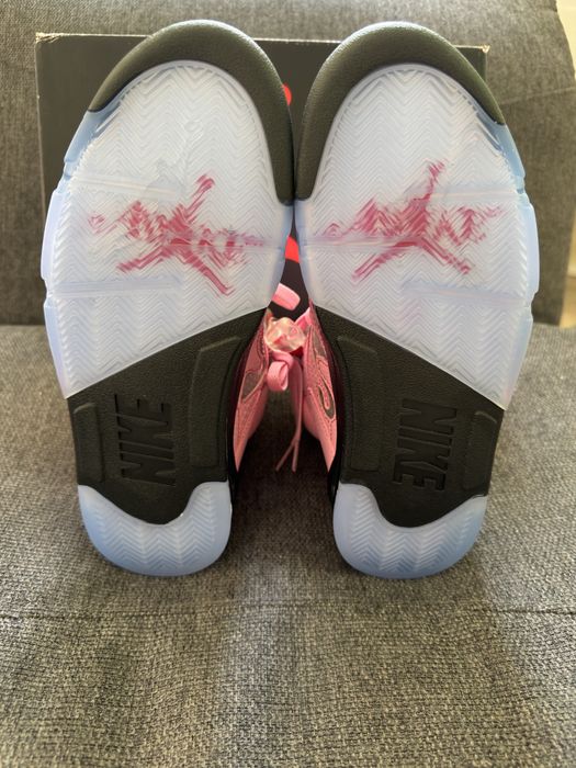 Кросівки nike air jordan 5 retro x awake ny boro arctic pink