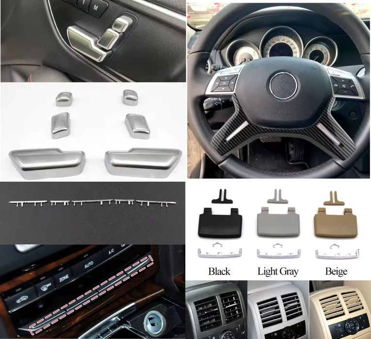 Кнопки накладки склопідйомника Mercedes-Benz W204 W212  W166 W169 W164