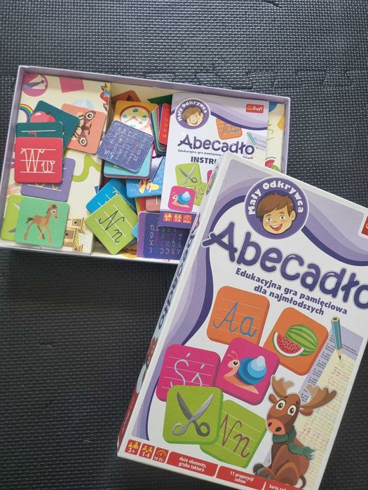 Abecadło trefl gra pamięciowa