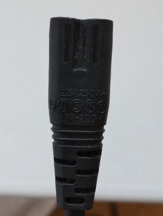 Kabel przewód zasilający do radia drukarki magnetofonu 1.5 m 2.5A 250V