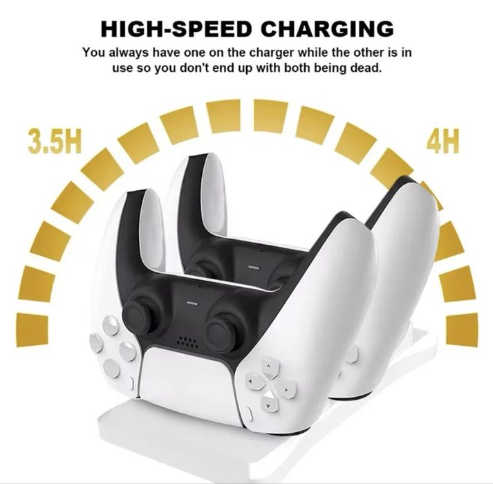 Carregador de comandos PS5 - fast charger