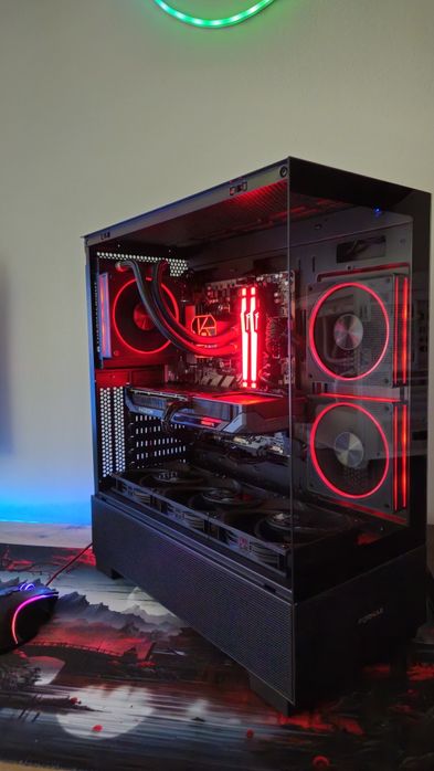 Komputer Gamingowy Nowy PC do gier ryzen 5 rx 9060 xt 16Gb  Ram 32Gb
