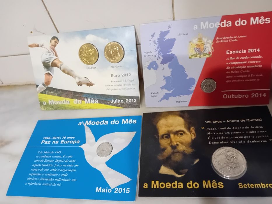 Conjunto de 11 Moedas Colecção Moeda do Mês