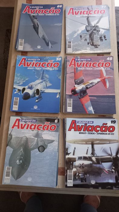 Vendo 77 fascículos  do Mundo da Aviação