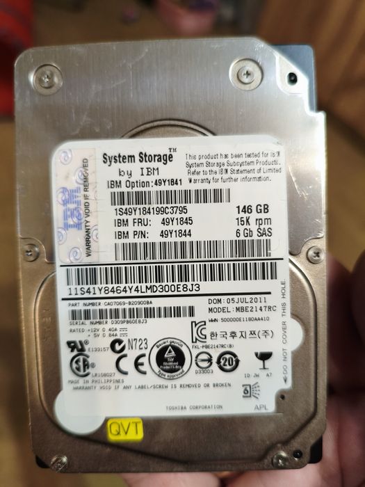 SAS IBM 49Y1841 (146gb / 15k rpm)