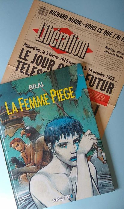 BILAL - La femme piege - Dargaud - inclui o jornal "Libération"