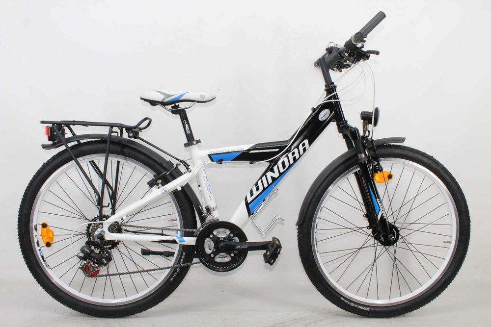 PIĘKNY aluminiowy rower dziecięcy "WINORA" koła 26" 21 biegów