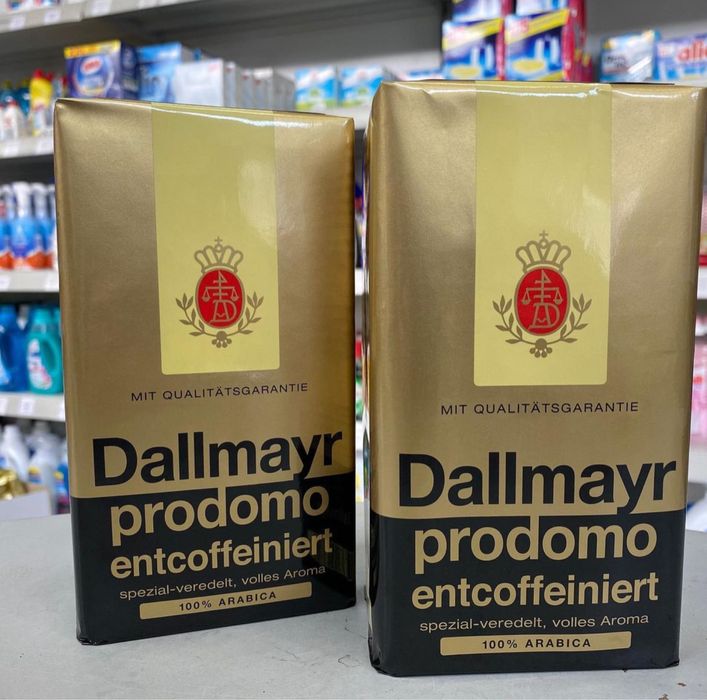 Кава мелена Dallmayr Prodomo entcoffeiniert без кофеїну 500г