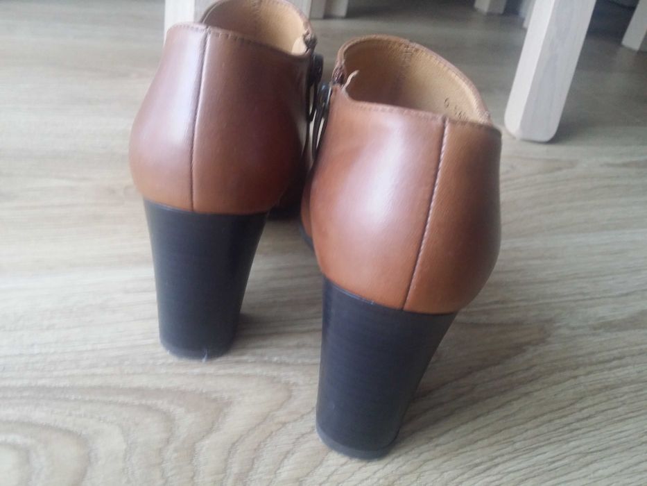 Buty wiosenne damskie  38 skórzane skóra naturalna