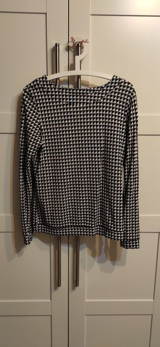 Bluzka bluza elegancka pepitka M 38