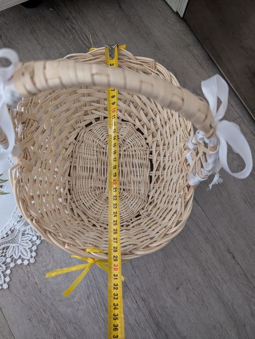Великодній кошик плетений серветка