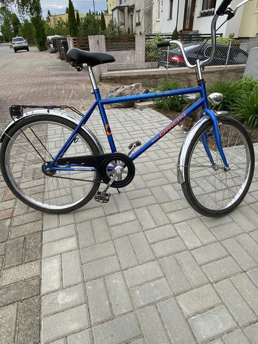 Rower męski koła 28” niebieski używany.