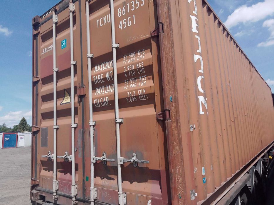 Kontener morski 40' - 12 metrow magazynowe używane barak garaż schowek